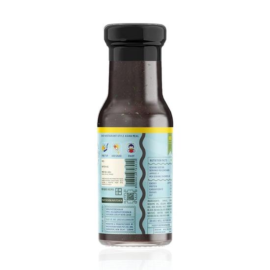 MasterChow Holy Basil Stir Fry Cooking Sauce - 220 GMS | Non Spicy | Healthy Less Than 40 Calories | Serves 4-5 Meals | Kinky Korean Sauce