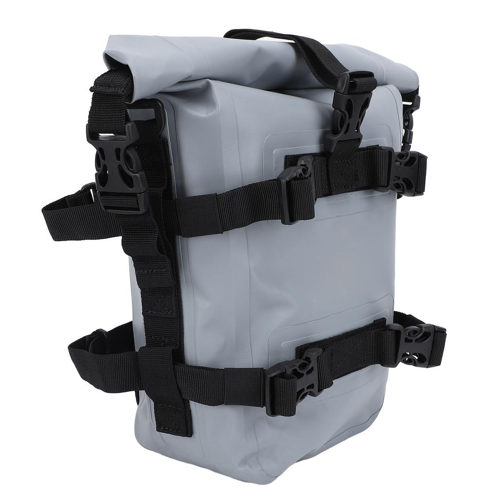 Сумка-бампер для мотоцикла, водостойкая, большой вместимости, противоскользящая, из ПВХ, на боковую раму, дуга безопасности, сумка для езды