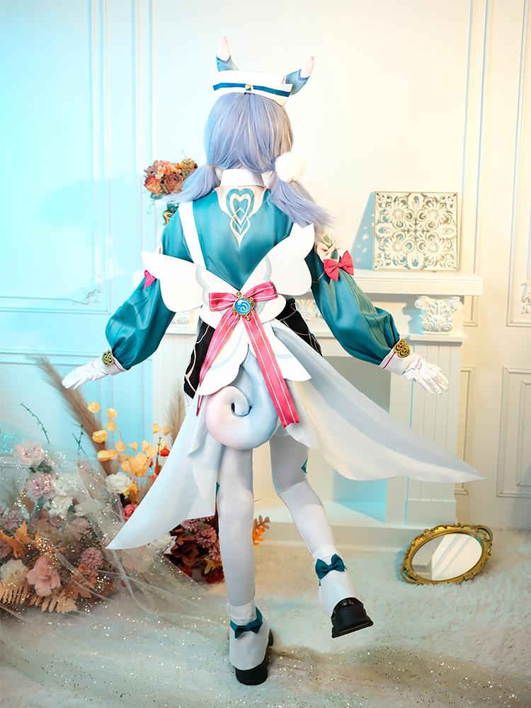 Genshin Impact Фонтейн Сиджвинн Косплей Костюм Старшая Медсестра Сиджвинн Костюм С Хвостами Хэллоуин Женский Наряд