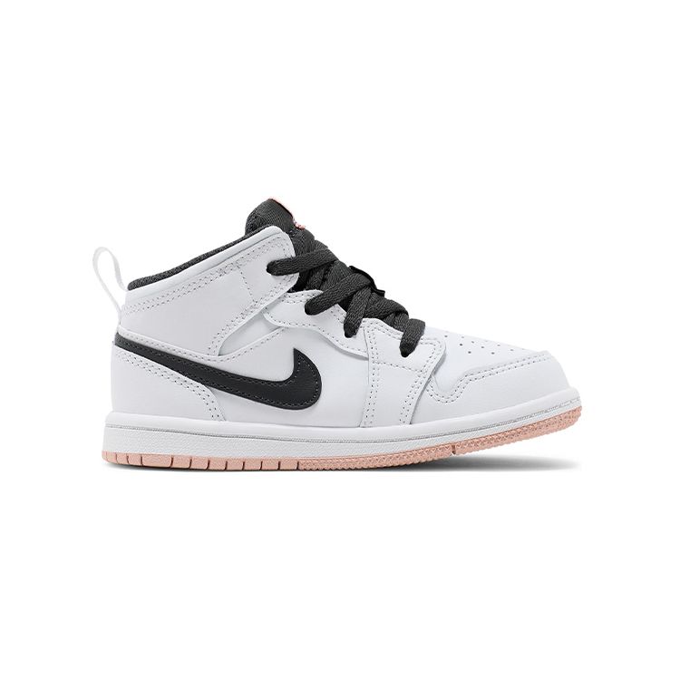 Air Jordan 1 Mid TD Белый Антрацит Арктический Оранжевый 640735-180