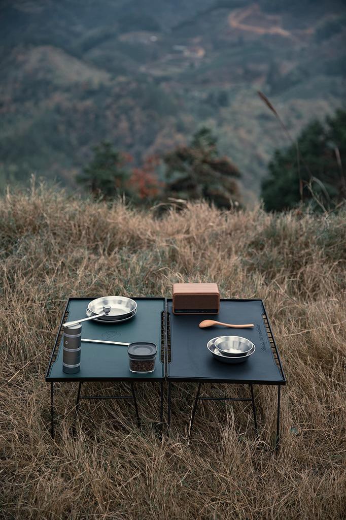 CAMPING MOON Field Rack Table Mat, 2-Piece Set, Mat/Table Sheet, T-2304-2P