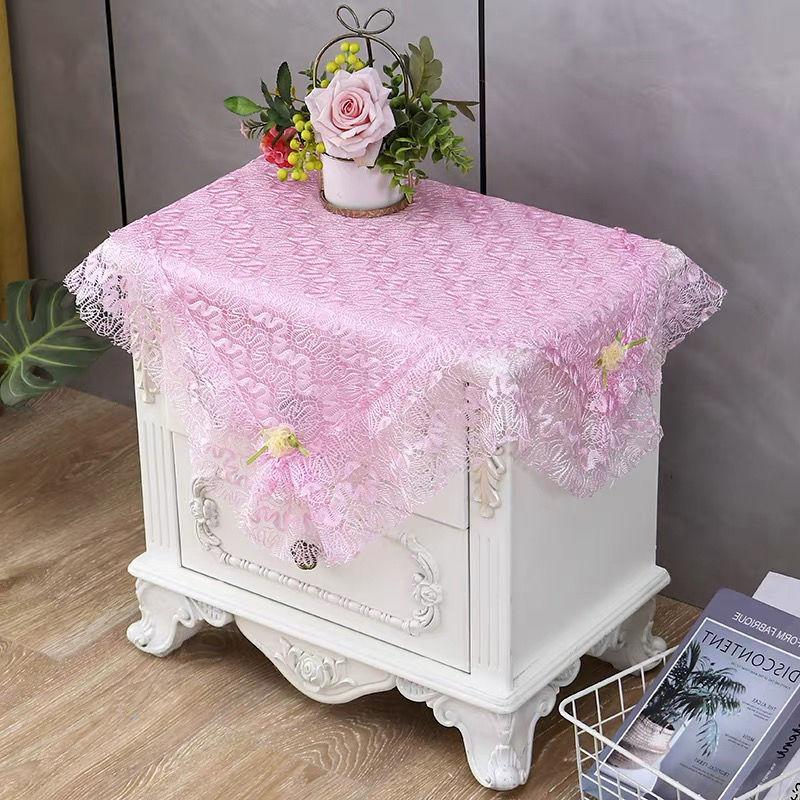 Universal Scarves Bedside Table Covers Dust Covers Water Dispensers Refrigerators Lace Washing Machines Coffee Tables Tablecloths Fabric Fabrics