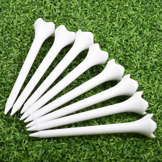 10 шт., футболки для гольфа, высокая стабильность, низкое трение, многоразовые, простая установка, длинные пластиковые футболки для гольфа, тренировочное пособие