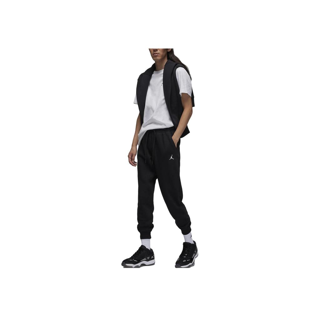 Jordan Сплошные джоггеры свободного покроя с кулиской, мужские брюки, черные FJ7780-010