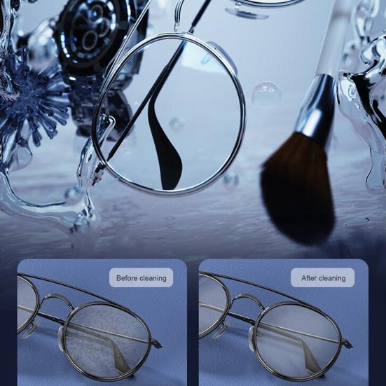 Steam Cleaning Machine Jewelry Cleaning Machine Low Noise Operation 360 Degree Ultrasonic Glasses Cleaning Machine