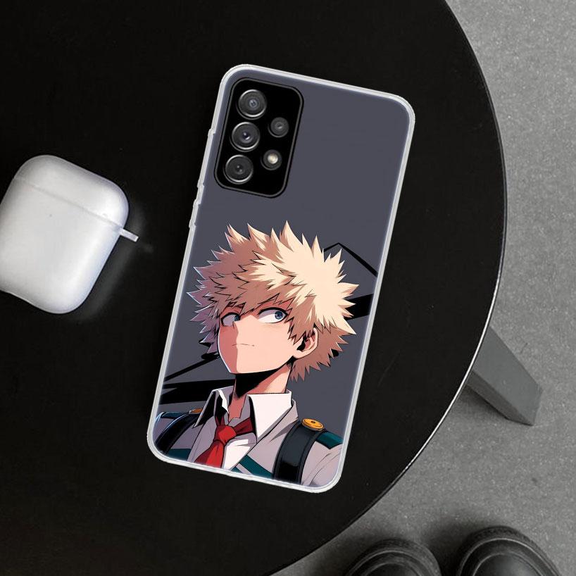 Чехол для телефона Dakugou Katsuki MHA My Hero для Samsung Galaxy A12 A22 A32 A52 A72 A02S A51 A50S A31 A20S A10S Note 20 Ultra 10