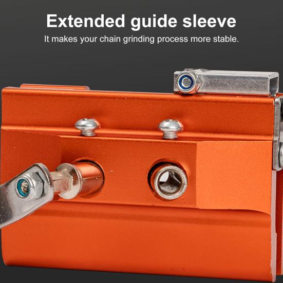 Заточный станок для цепей бензопил Универсальная заточка для бензопил Быстрая заточка для бензопил с направляющей для угла Сменные шлифовальные штифты для всех бензопил