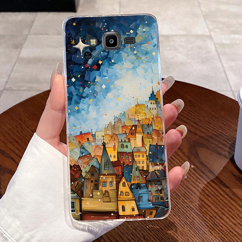 For Samsung Galaxy J7 Nxt J701F / J7 Core Case Aesthetic Cute Cat Bumper Soft TPU Cover For Samsung J7 Neo J701M J 7 Phone Cases