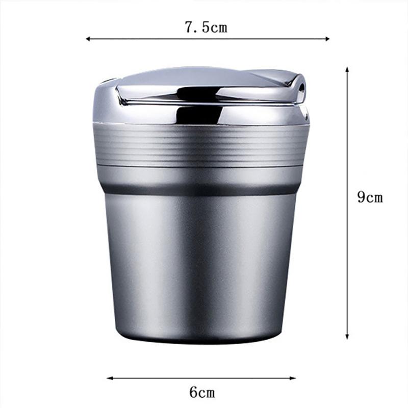 For Renault 2026 New Hub Caps Car Ashtray with LED Light Car Smokeless Cup Holder For Renault Grand Scenic 4 XMOD Megane Clio 4