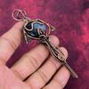Labradorite Pendant Gemstone Jewelry Copper Wire Wrapped Pendant Handmade Pendant
