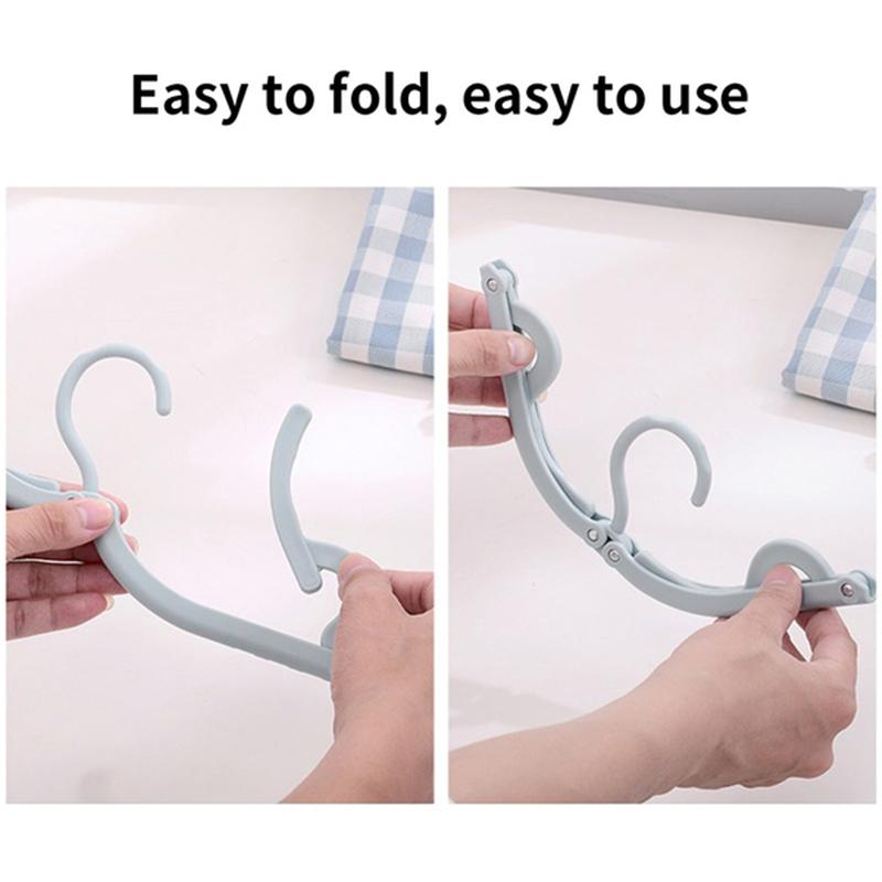 Fashion Creative Travel Portable Foldable Clothes Hanger for Outdoor Travel Simple Clothes Hanger