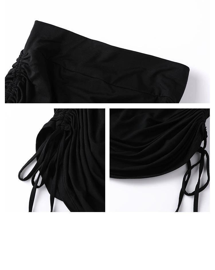 Women's High-Waist Pleated Drawstring Skort - Summer Sexy Slim Fit