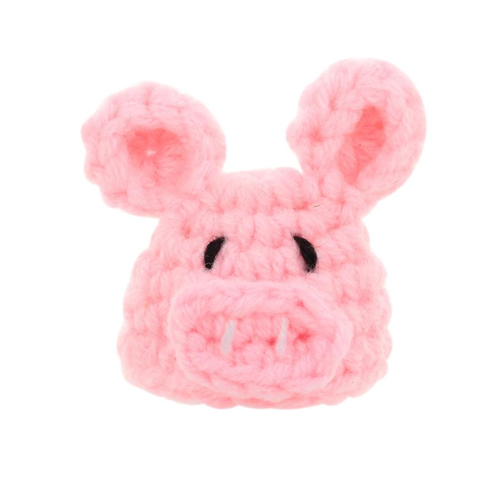 Party Clothes Accessories Mini Hamster Hats with Adjustable Strap Knitted Guinea Pig Hats