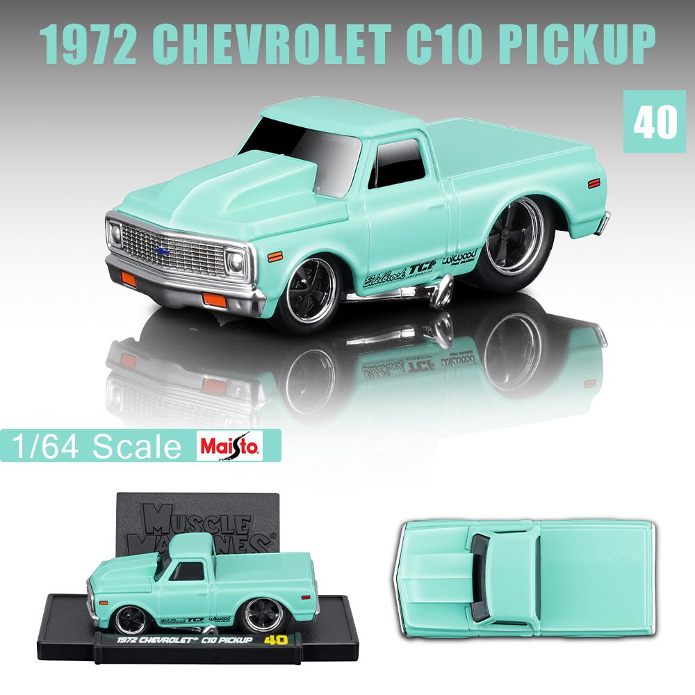 Maisto 1:64 1993 Chevrolet 454 Lamborghini Chevrolet Datsun classic static car alloy die-casting car model collection gift toy