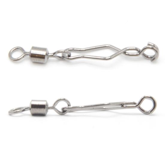 30Pcs Light Weight High Speed Reusable Lure Hook Connector High Strength Lure Bait Connector Outdoor Fishing