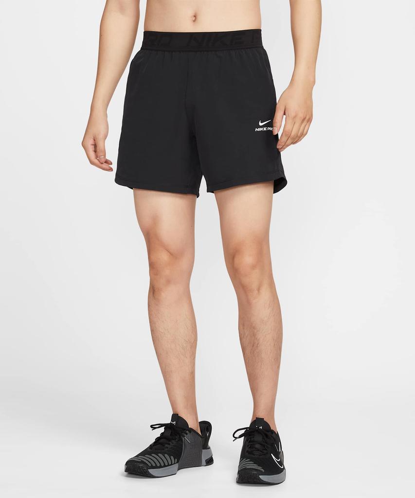 Nike Шорты Pro Training Dri-Fit 6 дюймов M - Черный:Белый / Hv0412-010