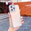KEYSION Модный цветной лазерный градиентный чехол для телефона iPhone 14 15 Pro Max Мягкий ударопрочный задний чехол из ТПУ+ПК для iPhone 14 15 Plus