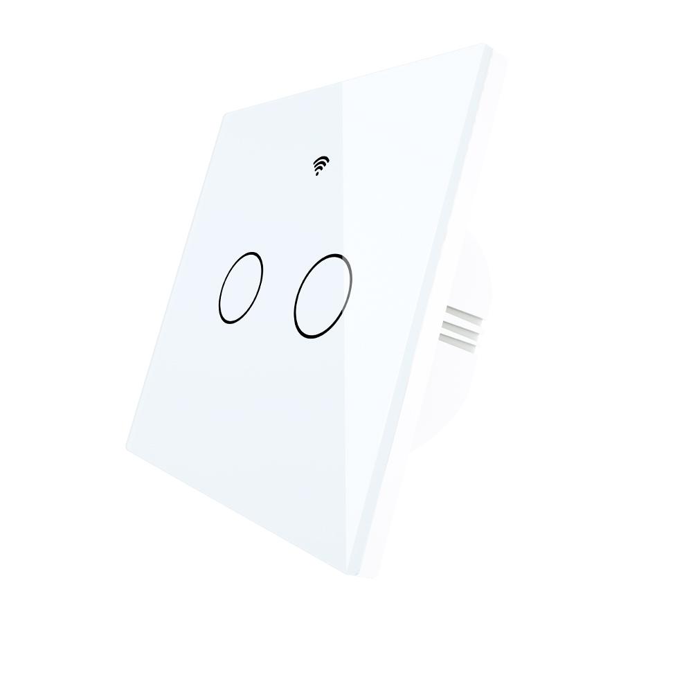 Moes WiFi RF433 Wall Touch Switch No Neutral Wire Needed Wireless Smart Life/Tuya App Relay Status
