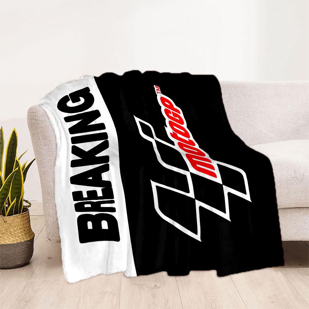 Motogp Flames Logo Blanket Soft Warm Cozy Great for Chair Couch Office Chair Four Seasons Multipurpose Warmthful Decor