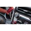 5pcs Red AC Climate Control, Volume, Switch Knob Rings For 2018-20 Toyota Camry
