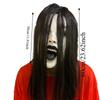 Latex Mask Halloween Decoration Long Hair Party Cosplay Costume Creepier Headgear  Ghost House