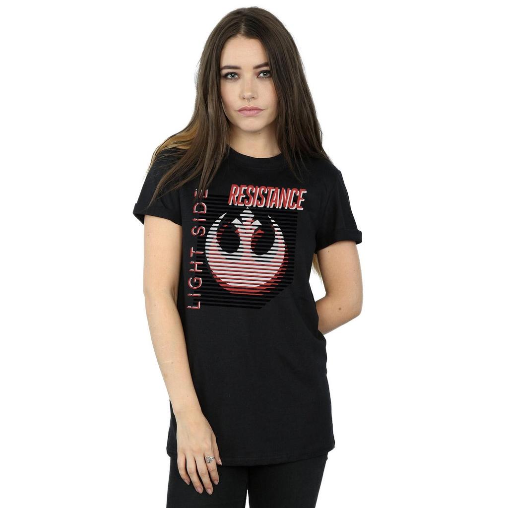 Star Wars Womens/Ladies The Last Jedi Light Side Cotton Boyfriend T-Shirt