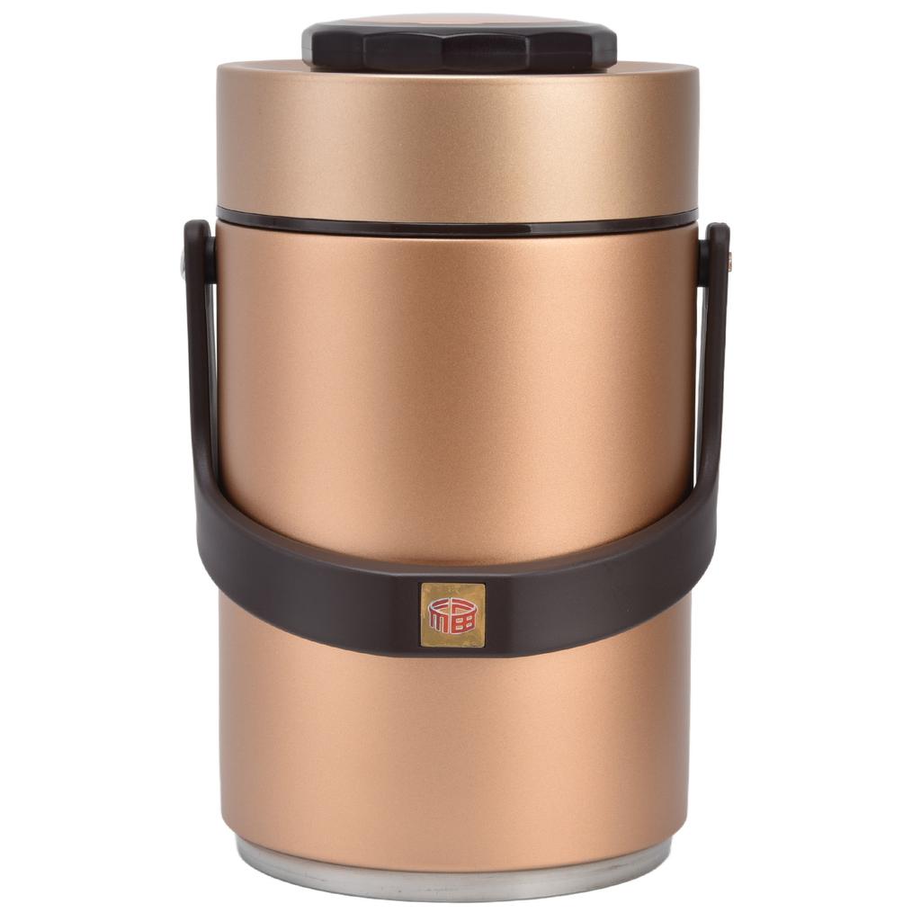 Изолированные контейнеры для обеда из нержавеющей стали 304 с двойным вакуумным отделением, емкостью 2300 мл, 3