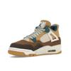 Детские кроссовки Air Jordan 4 Retro GS Cacao Wow Brown Geode-Teal Ale-Brown FB2214-200