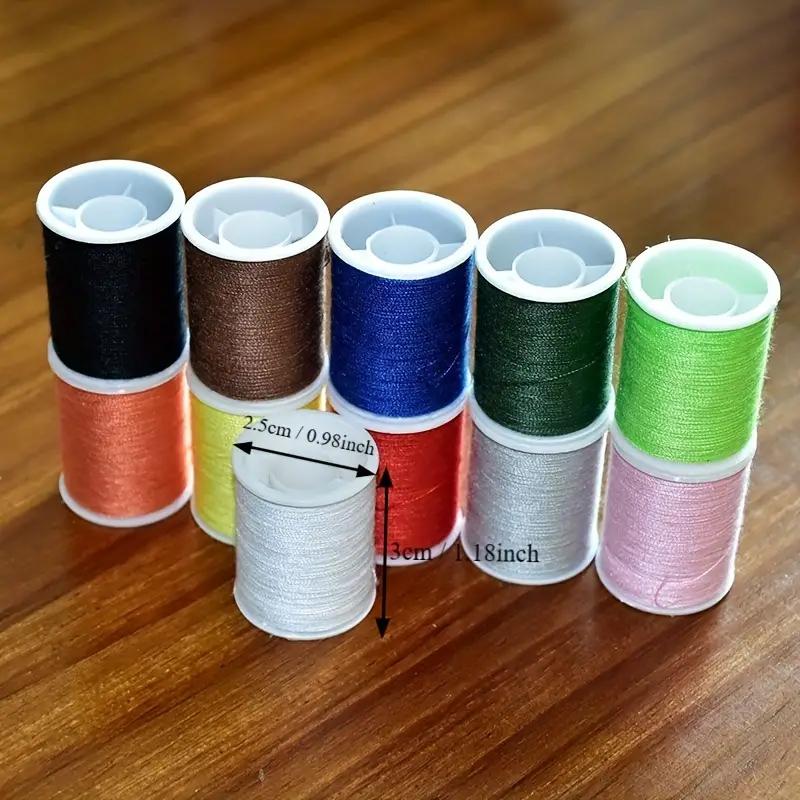1 набор из 11 цветов швейных ниток, полиэстеровые нитки ярких цветов, швейные принадлежности нитки для ручного шитья