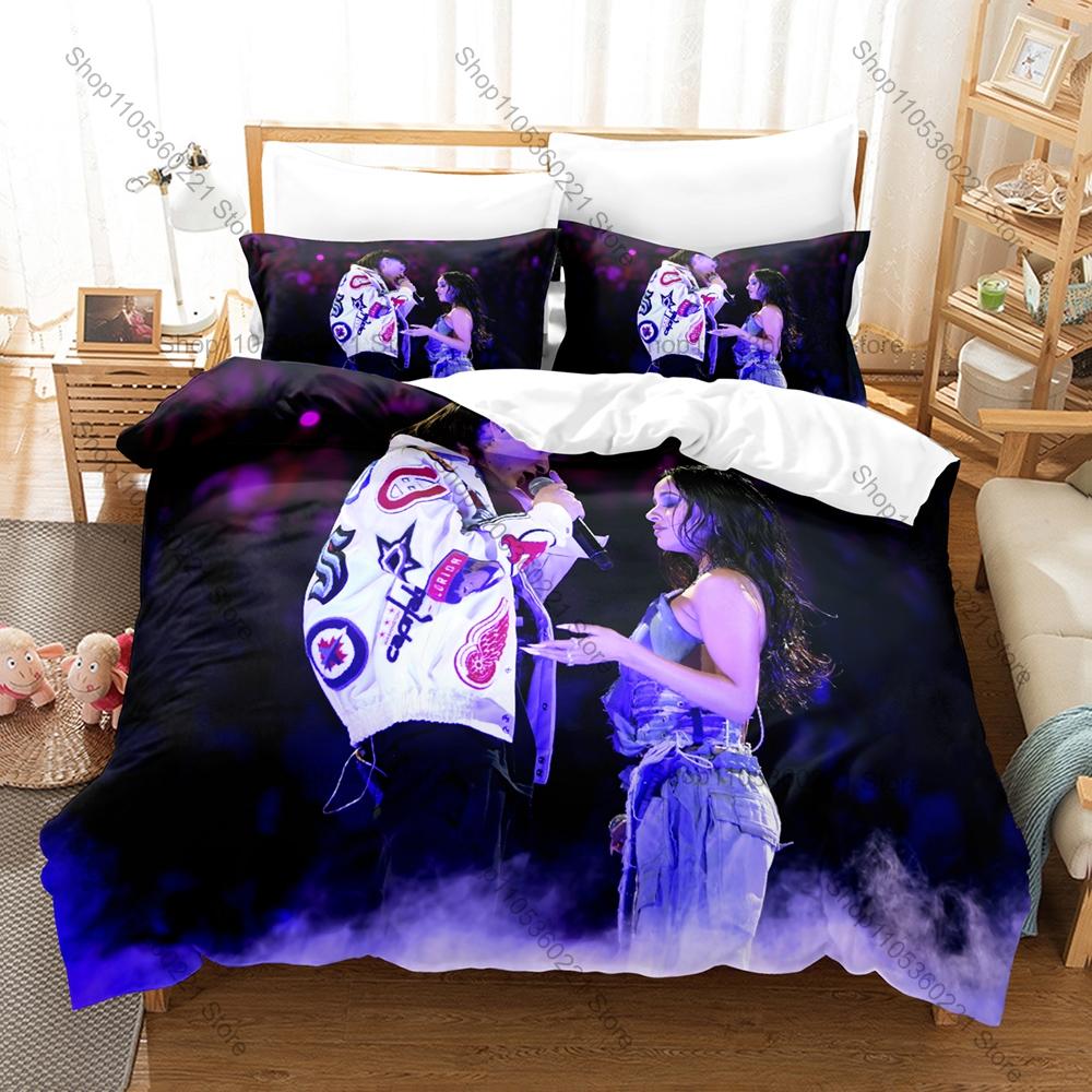 Mexican Star Peso Pluma Duvet Cover + 2 Pillowcases, Stylish Printed Bedding Set for Daily Use & Fan Gift