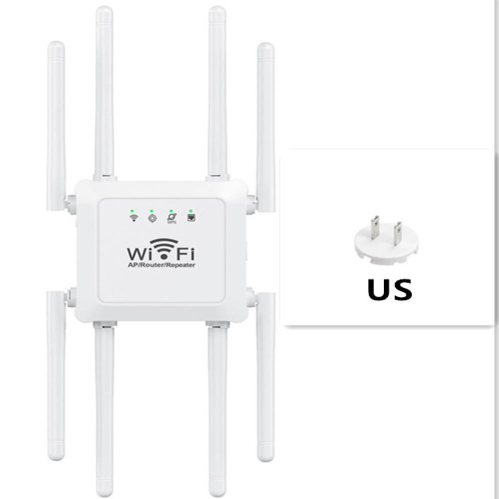 8-Antenna WiFi Extender Signal Amplification Signal Router Portable Wireless Repeater  Home