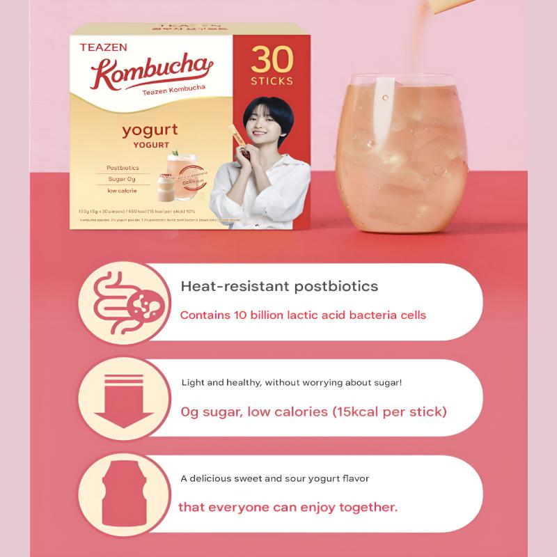 Teazen Комбуча Йогурт 150г (5 г х 30 палочек)