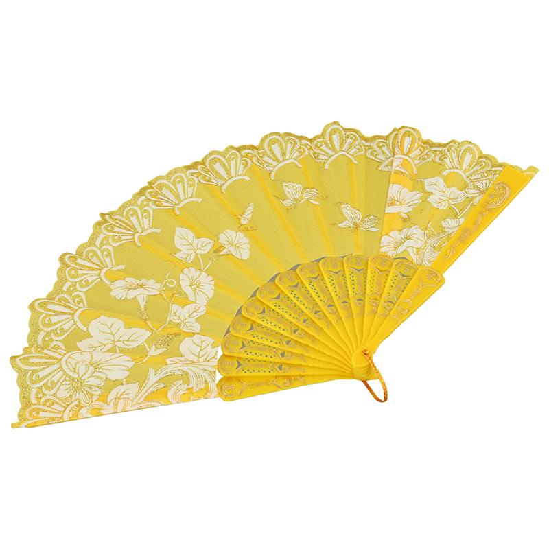 Printed Pattern Dance Party Show Folding Fans Performance Props Decoration Chinese Style Art Craft Gift