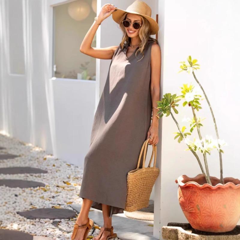 Платье без рукавов Платье без рукавов для женщин