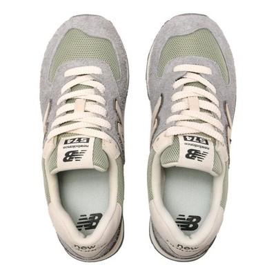 WL574GA2 NEW BALANCE WL574 Сланцево-серый Оливковый Лен (Мужской)
