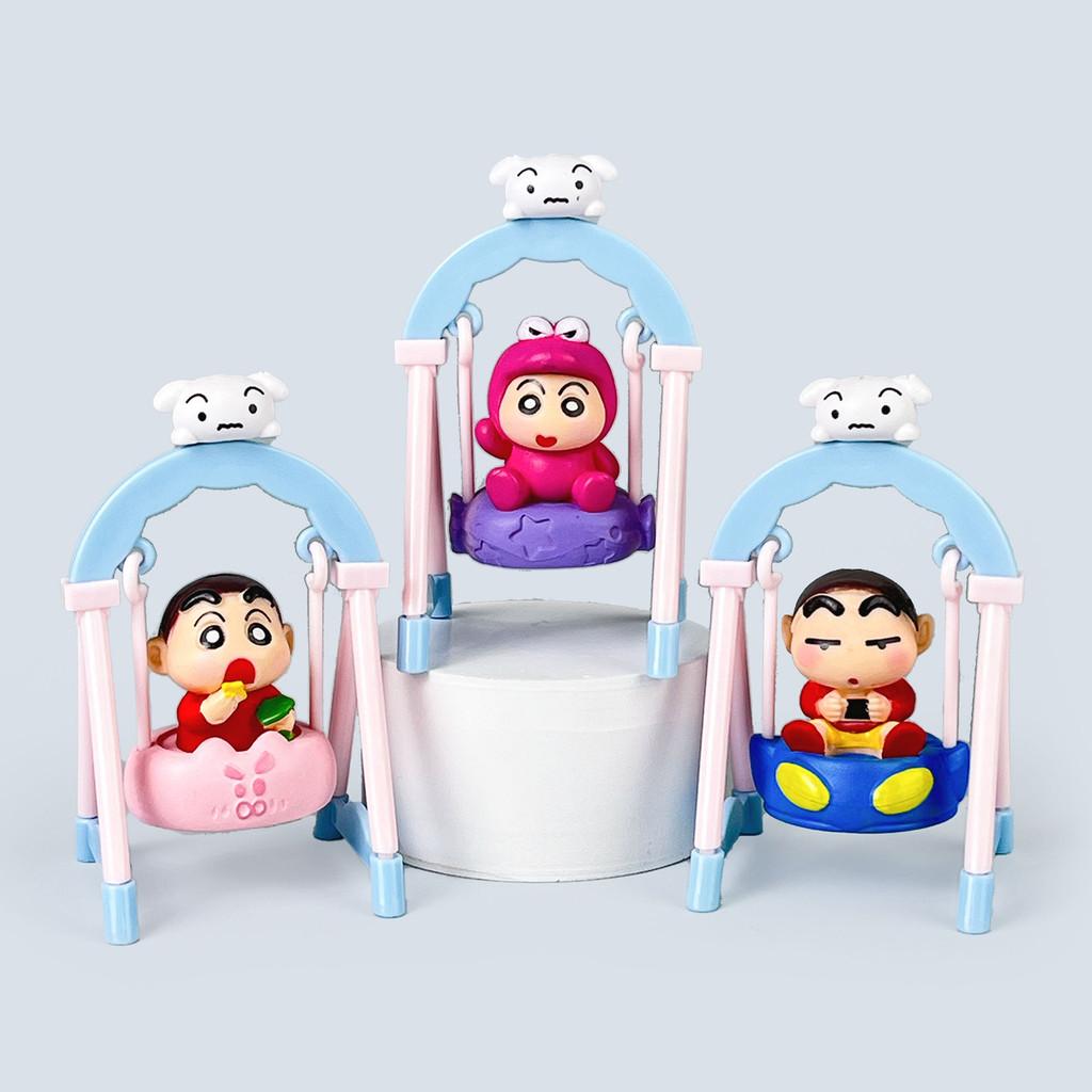 Crayon Shinchan Swing Series Pvc Collectible Toy For Fans And Kids