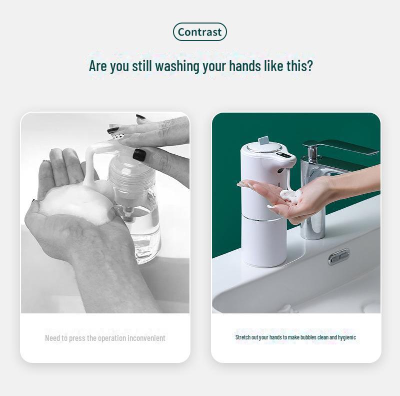 Перезаряжаемый интеллектуальный дозатор пенного мыла для рук и мобильных устройств