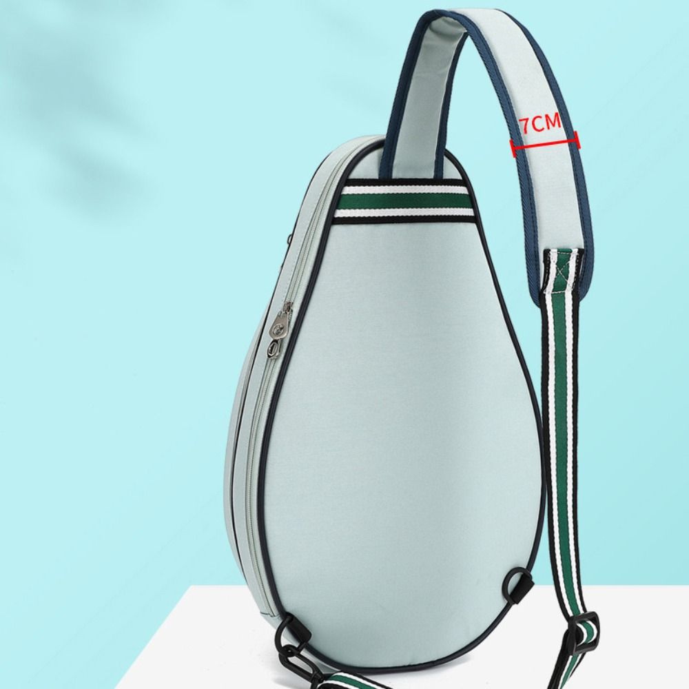 Водонепроницаемая легкая сумка-слинг на молнии для бадминтонных ракеток, тренажеров и оборудования для спортзала