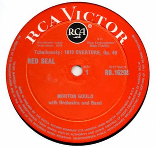 Виниловая пластинка MORTON GOULD & HIS ORCHESTRA & MORT - Увертюра 1812 года Sound Spectacular RB16208 RCA Victor Red 1960 Великобритания Классика Б/у