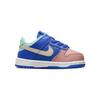 Nike Детские кроссовки Dunk Low SE TD Salmon Toe Синие Hyper-Royal Emerald-Rise FD8271-400