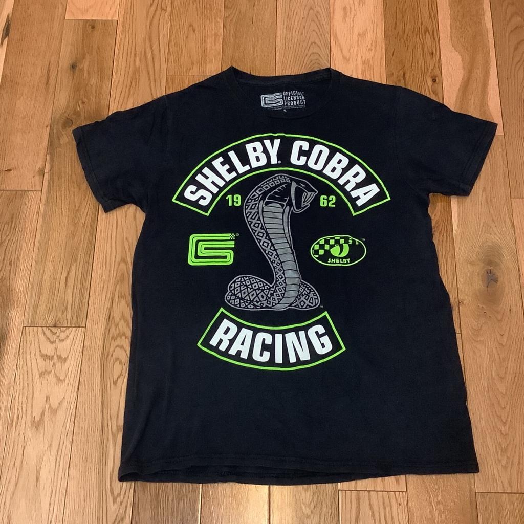 SHELBY COBRA RACING Black T Shirt Size Small 1962 official licensed product Ford Unisex T-Shirt