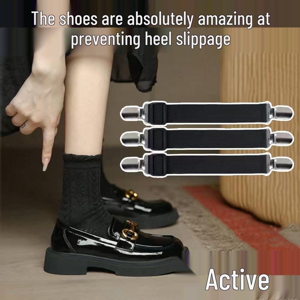 Регулируемый кожаный ремешок для обуви - для лоферов и туфель на каблуке - износостойкий и противоскользящий ремешок с пряжкой