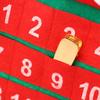 Lobby Decorations  Non-woven Fabric Santa Claus Countdown Xmas Decor  Christmas Advent Calendar