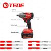 TEDE YD-6788 15-Piece Cordless Electric Impact Wrench Set
