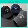 Colifanria Bear Embroidered Baseball Cap With Wide Brim For Casual Summer Wear