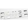 for Range Rover 3D Letters Replacement Part Badge Sticker Rear Body Decal Accessory (Silver)