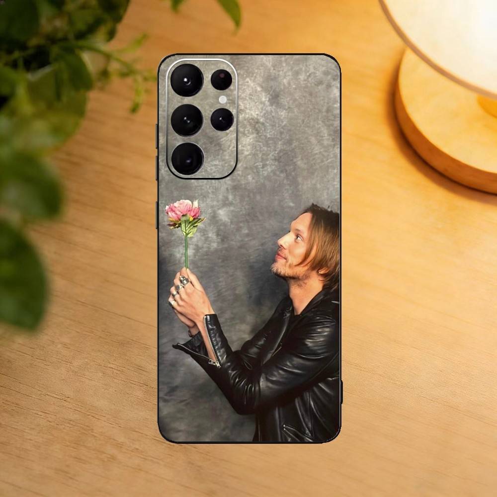 Чехол для телефона Jamie C-Campbell Bower для Samsung S25,24,21,22,23,30,Ultra,20,Plus,Fe,Lite,Note Мягкий черный чехол