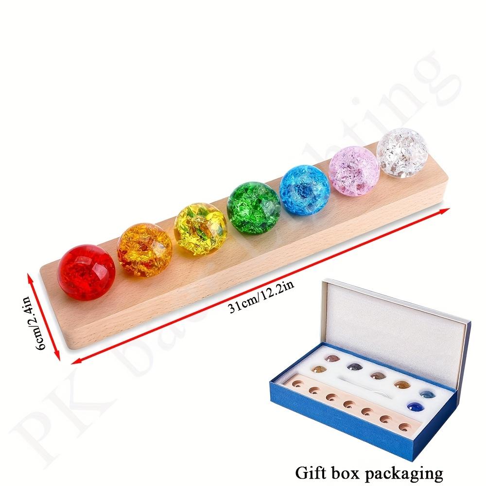 7 шт. Сферы Светодиодная Ночная Подсветка Хрустальный Шар Медитация Гостиная Украшение Шар Подарок на День Рождения Рождество День Матери День Святого Валентина Выпускной