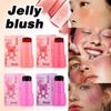 Желейные румяна Стойкие натуральные телесные кремовые румяна для макияжа Легкий контурирующий стик Водостойкие матовые многофункциональные румяна для глаз и щек