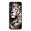 Cross Pattern Bicolor Lion Case For Realme C67 C63 C55 C53 C35 C25 C21 GT 2 3 5 6 10 11 12 13 Pro Plus 5G Soft TPU Phone Cover